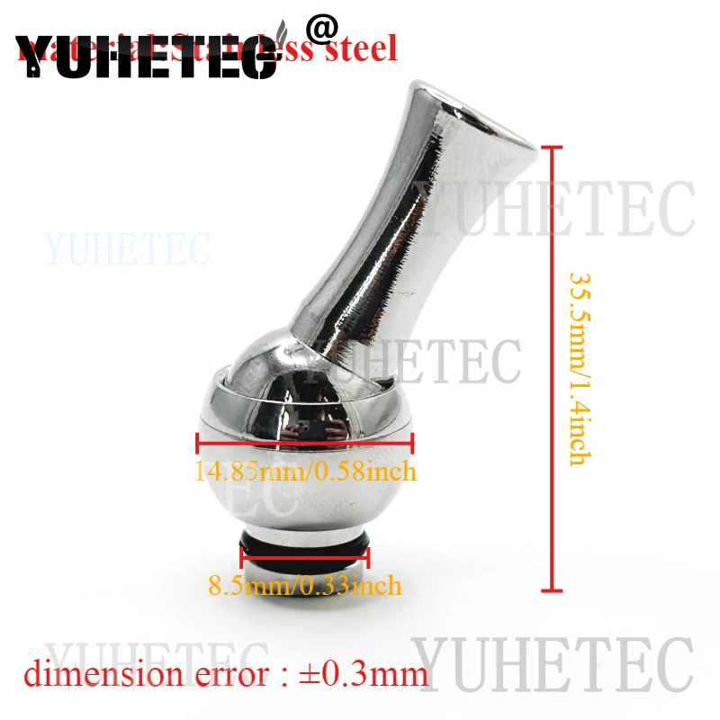 1 قطعة 510 مفصل قش من الفولاذ المقاوم للصدأ قابل للدوران 360 درجة #3