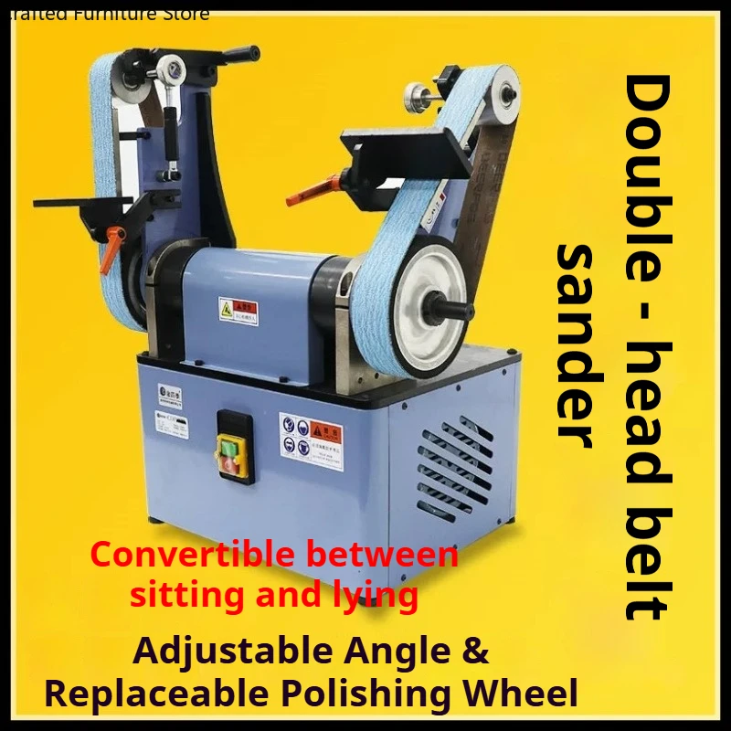 Double-head Polishing Machine Vertical-lateral Polishing Machine Regulation Commercial Machinery Lucidatrice Industriale ZY60DMJ