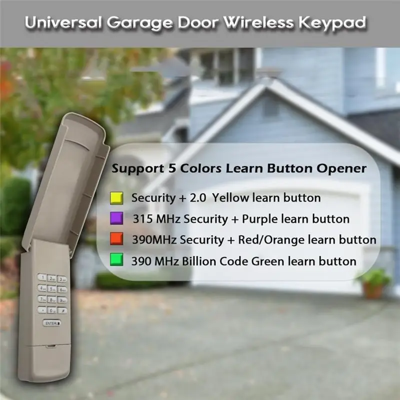 [LXYA68Z!] For 940EV-P2 Chamberlain Garage Door Opener Wireless Keyless Keypad Forliftmaster/Chamberlain/Craftsman Openers