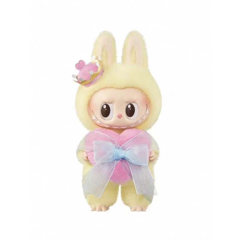 Boneka Gantung Kartu Vinyl Plush Pop Mart LABUBU King and Queen Chess Adventure atau Figur Aksi Seri Hadiah