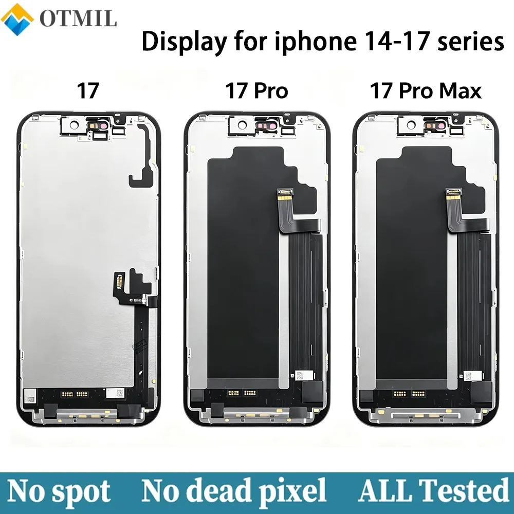 Incell Display Screen For iPhone 14 15 16 17 Pro Max 14 15 Plus 16E LCD 3D Touch Screen Digitizer Assembly With Tools Glass
