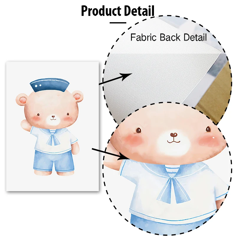 Ayı Balina Yelkenli Deniz Fene - Baby Nursery Posters incelemesi ve fiyatı