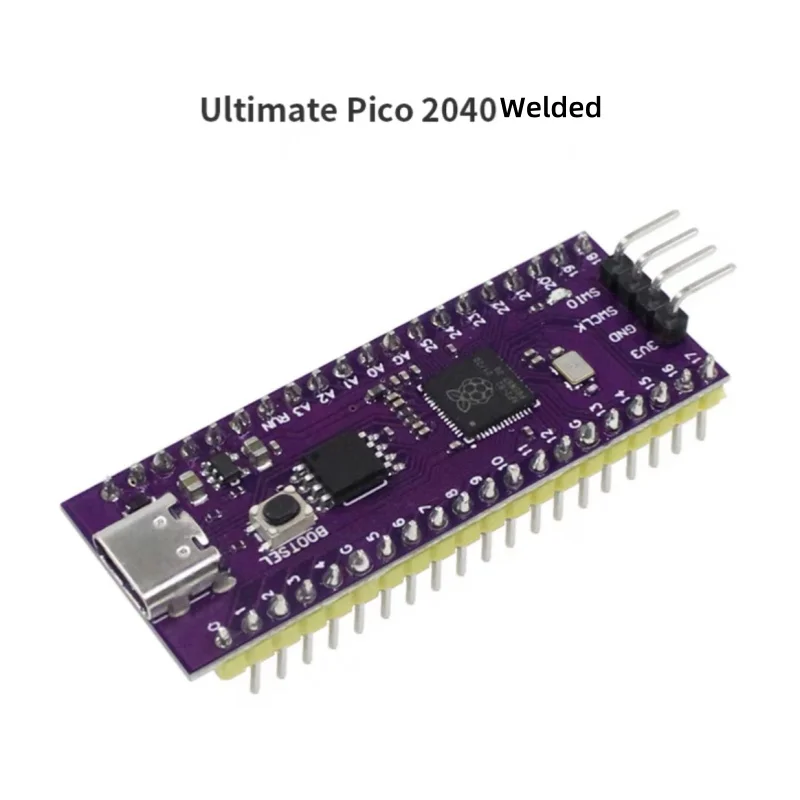 Placa de desenvolvimento para raspberry pi ultimate rp2040, compatível com placa-mãe raspberry pi pico python