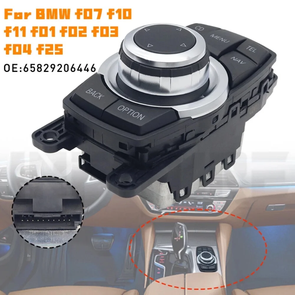 65829206444,9206446 Multi-media Knob Switch For BMW 7 Series For F02 2007-2012 For F07 GT 2008-2013 For F11 2009-2013 Accessorie