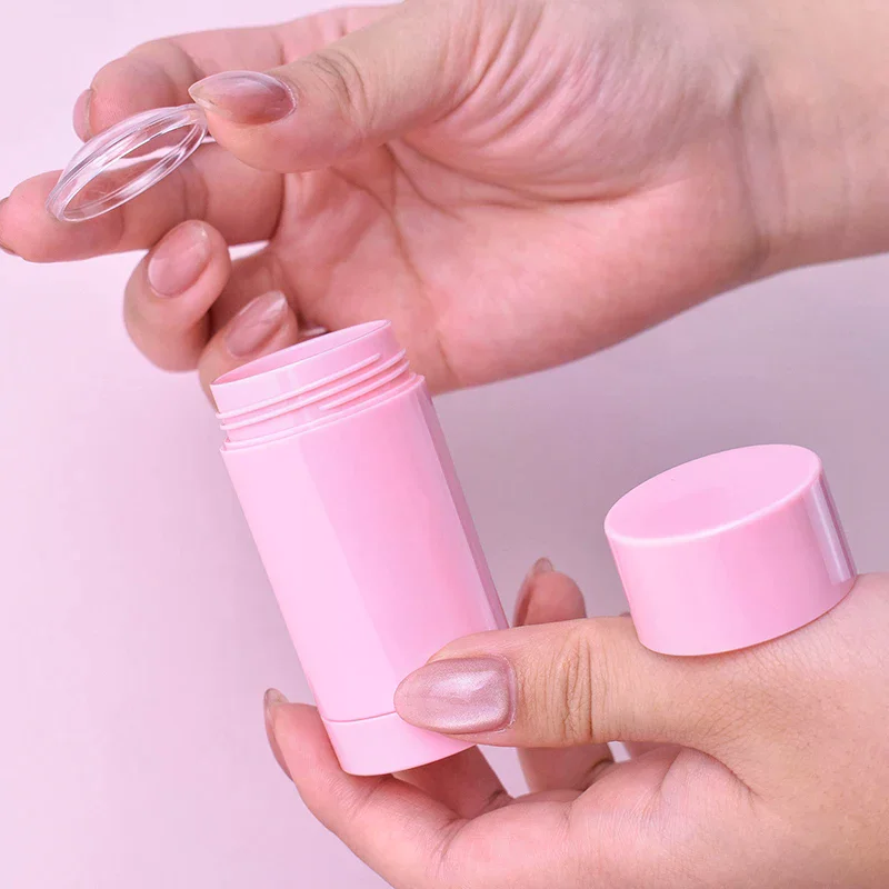 30g Puste Pojemniki na Dezodorant Wielokrotnego Użytku Plastikowe Butelki z Mechanizmem Twist-Up do Samodzielnego Wyrobu Naturalnego Dezodorantu w Sztyfcie, Tubki na Kosmetyki