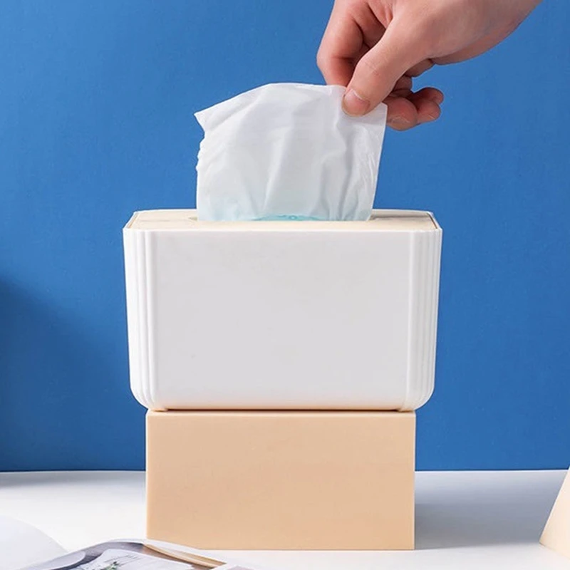 Spring Tissue Case, Tissue Box Spring Holder, Paper Towel Stand, Tissue Tray, Tissue Support Stand, Simple And Practical