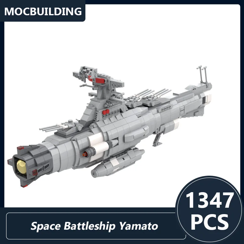 Space Battleship Yamato UNCF Dreadnought Moc Building Blocks DIY Assembled Bricks Space Display Collection Toys Gifts 1347PCS