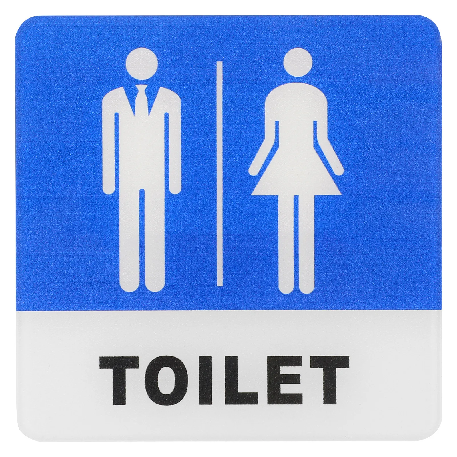 لافتة باب مرحاض للجنسين من الأ - مراجعة Home Bathroom Door Signs وسعره