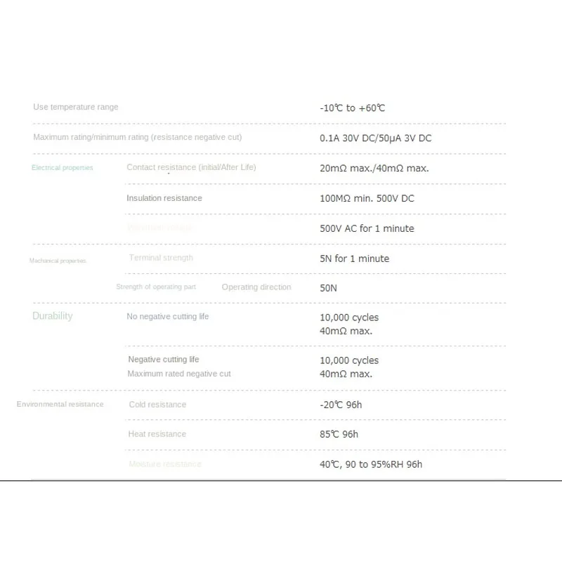 مفتاح تلفزيون بقفل ذاتي غريب الأطوار ، SPPH110800 ، 6 مسامير ، 10*10 * ، اليابان ، 2