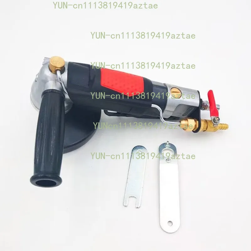 Air Powered Wet Stone Grinder 5500RPM Rear Exhaust Pneumatic Wet Sander Polisher for Granite Marble Concrete