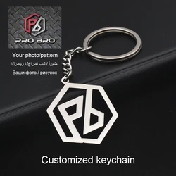 Customized Keychain Your Photo/Pattern Keychain Company Logo Keychain Customization Factory Wholesale Any Pattern