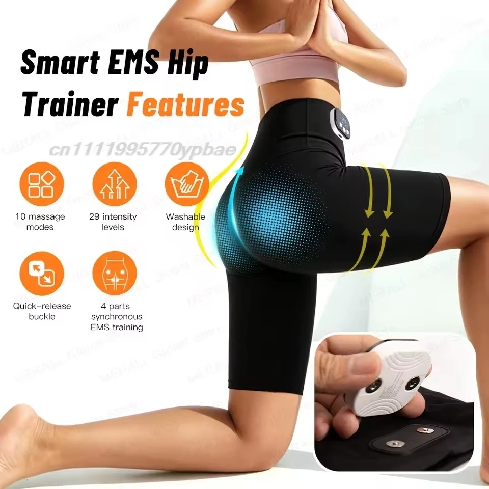 EMS Toning Shorts Electric Muscle Stimulation Yoga Pants Targeted Abdomen Glutes Pelvic Floor Body Shaping Fitness Underwear