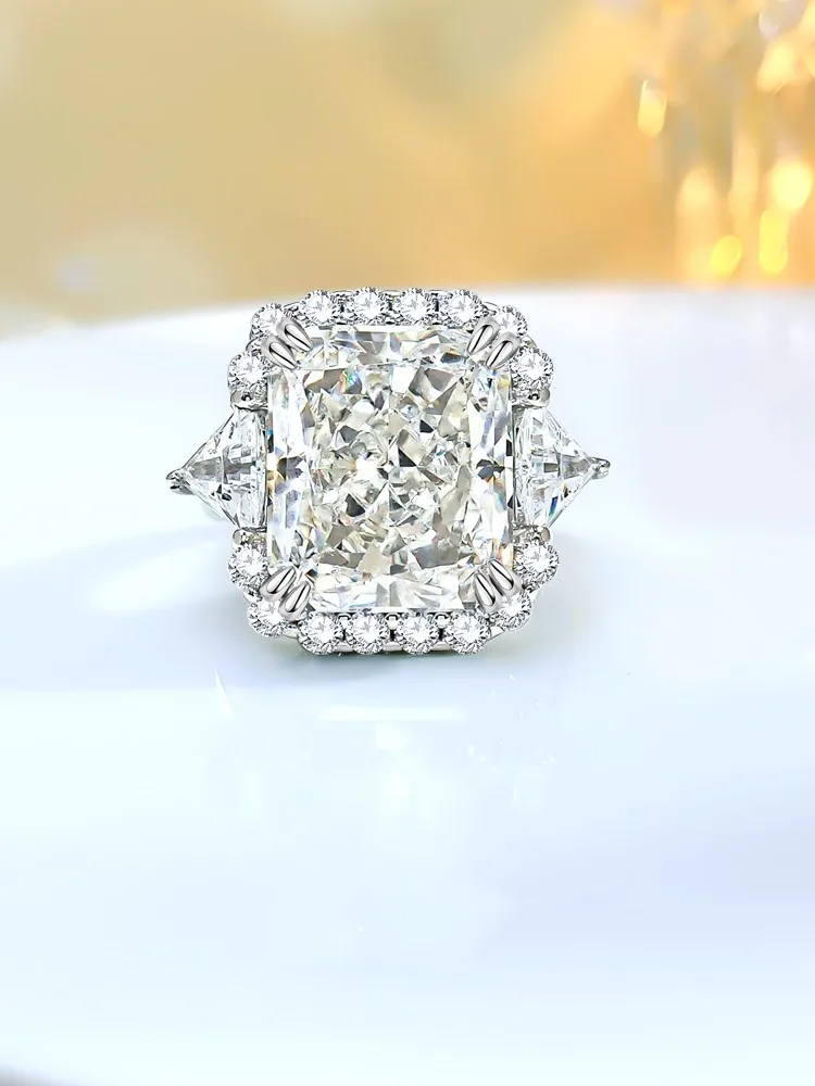 豪華なグラデーションリングセット,高炭素ダイヤモンド,人工白,ラグジュアリー,豪華,スプライス,ミニ,925シルバー