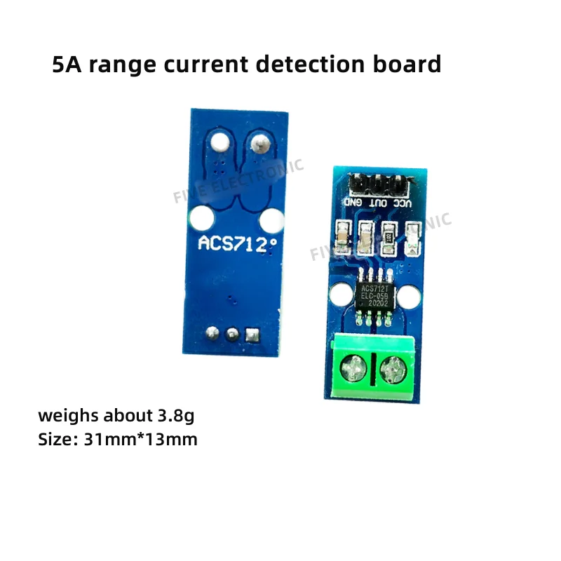 5A 20A 30A Range Current Detection Board ACS712 Hall Current Sensor