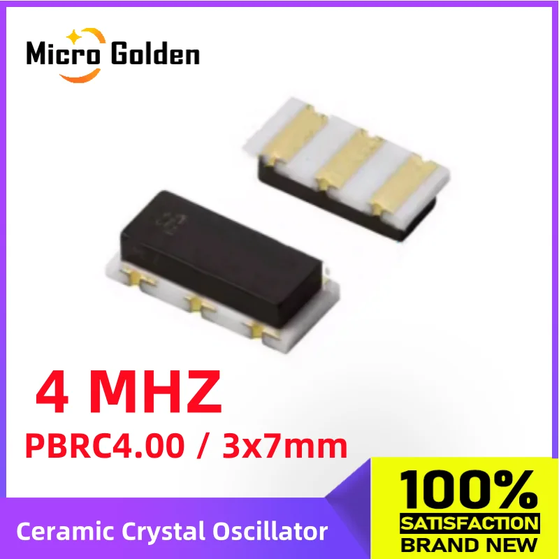 (10pcs) PBRC4.00 4M 4MHZ SMD Ceramic Crystal Oscillator PBRC 4.00 4MHZ 3 x 7mm 7030 Crystal Oscillator 3pin