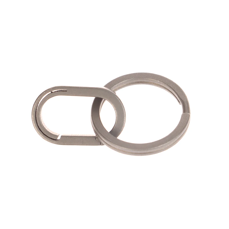Titanium Alloy Mini Key Ring Connection Buckle Universal Joint Auxiliary Ring Connection Bayonet Ring Personality Creativity
