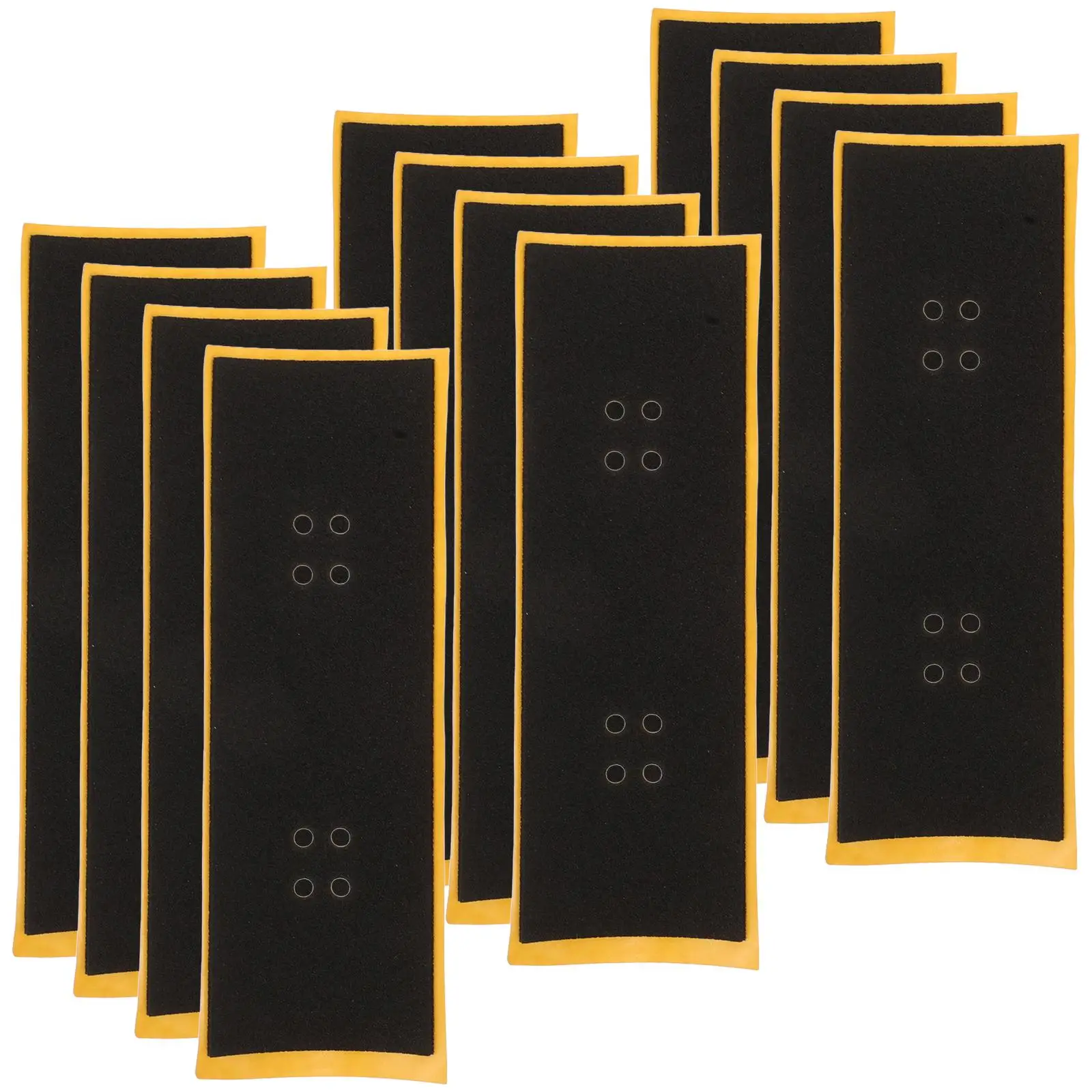 12 個アンチスリップフォームグリップテープフィンガースケートボードアクセサリーミニスケートボード用品強粘着交換ステッカー用