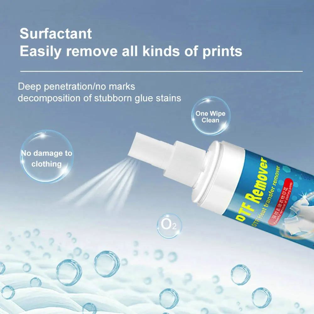 DTF Remove Clothing Direct To Film Vinyl DTF Ink Clean Kit Cleaning Liquid Fluid Remove Powder Remover Liquid Vinyl Glue Remover