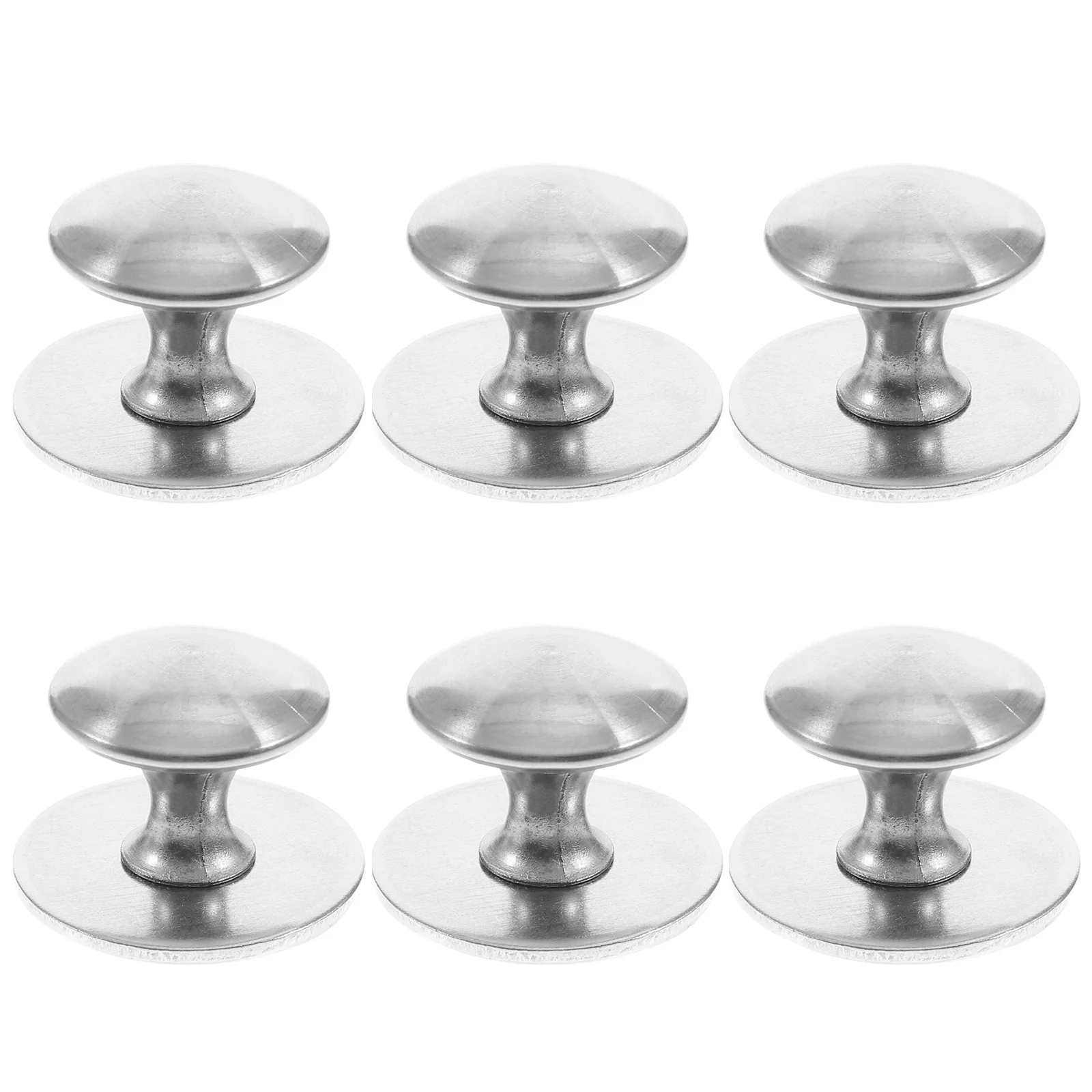 

6 Pcs Pull Self-adhesive Handle Round Dresser Knobs Dressing Table Drawers Cabinets