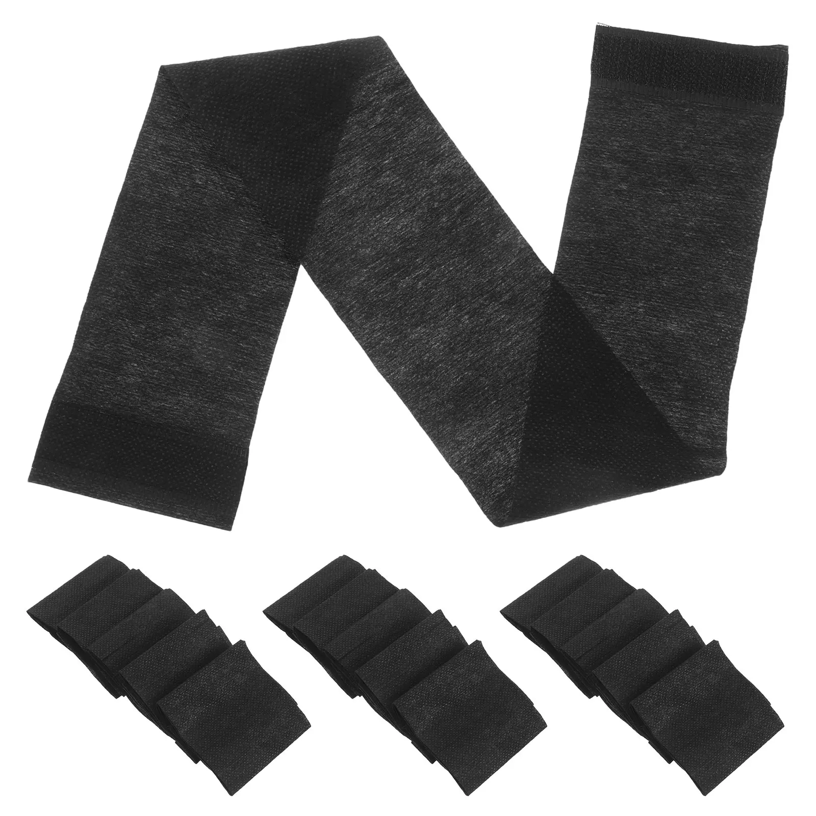 

50 Pcs Elasticity Headband Miss Makeup Nonwoven Fabric Face Wash Accessories for Women