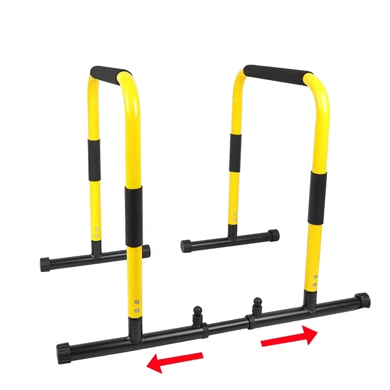 

Rising Fitness Dip Bar Stand Adjustable Dip Bar Station Portable Push-Up Stand Stable Parallel Bar Parallette New