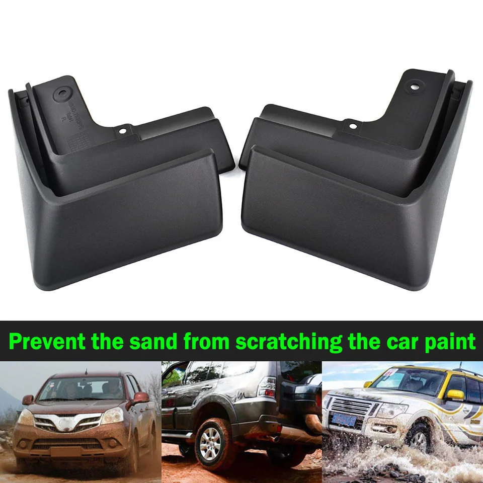 Tailored 4-Piece Mud Flap Set For 2010-2015 Toyota Prius – Direct Fit Molded Splash Guards By RTG Automotive