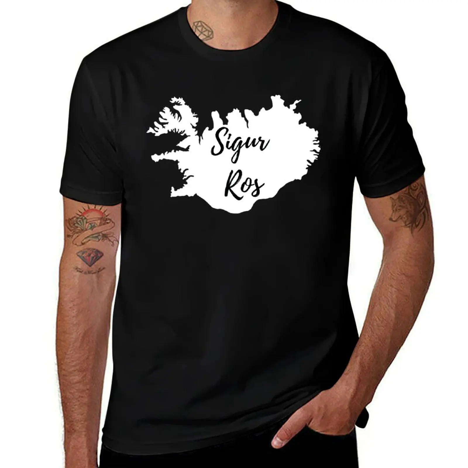 Sigur Ros Iceland white T-Shirt All Weather Casual Short Sleeve T-Shirt