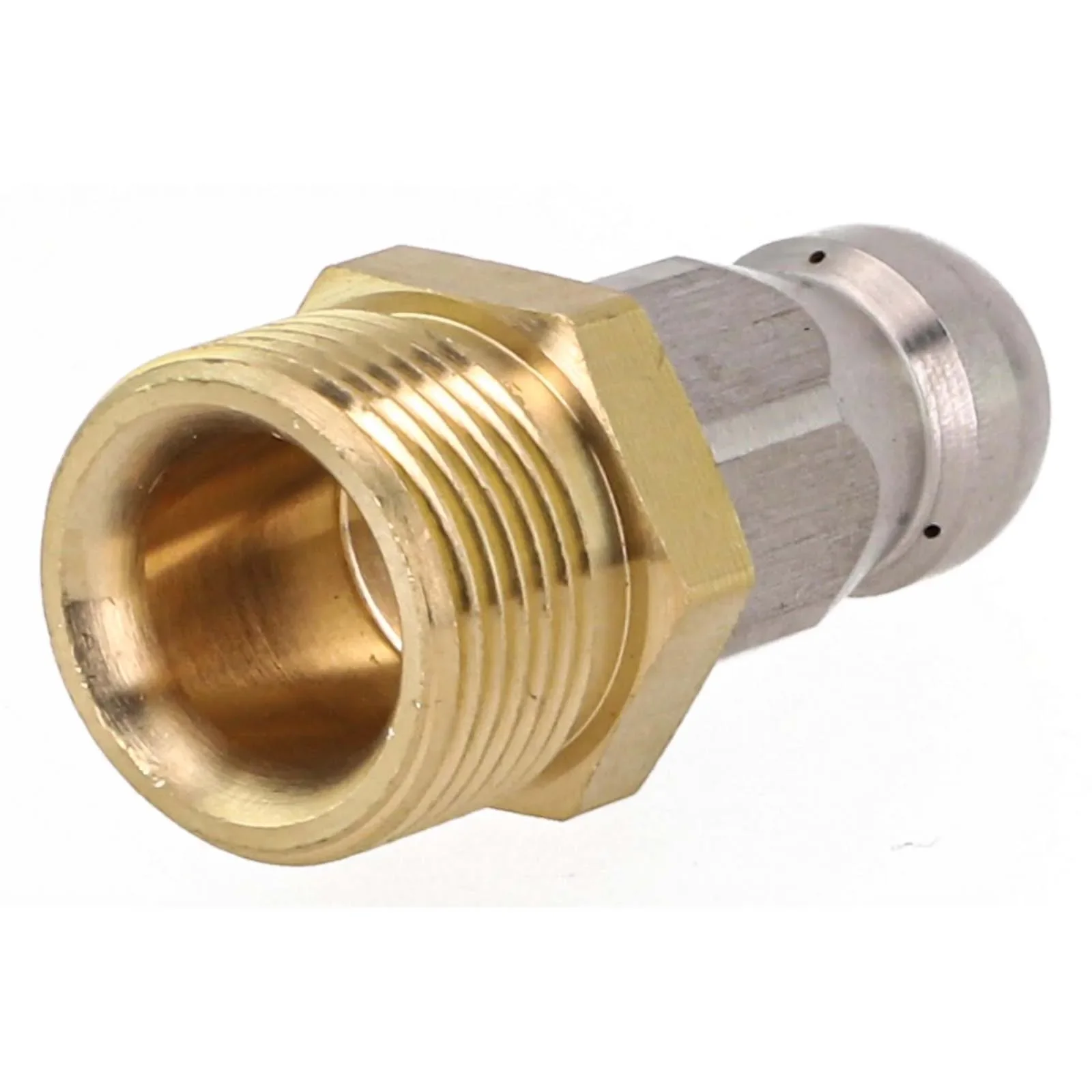 

Unclog Nozzle Pipe Dredger Nozzle Stainless Steel Copper 1 Pc High Pressure Washer High Pressure washer Attachment Cleaner