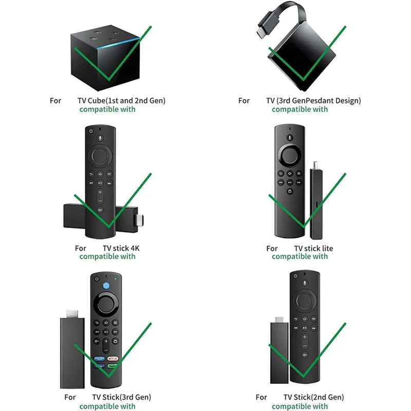 1Nd Gen DR49WK B PE59CV เสียงรีโมทคอนโทรลสําหรับ Smart Stick (2Nd Gen/3Rd Gen/Lite/4K) สําหรับ Smart TV Cube