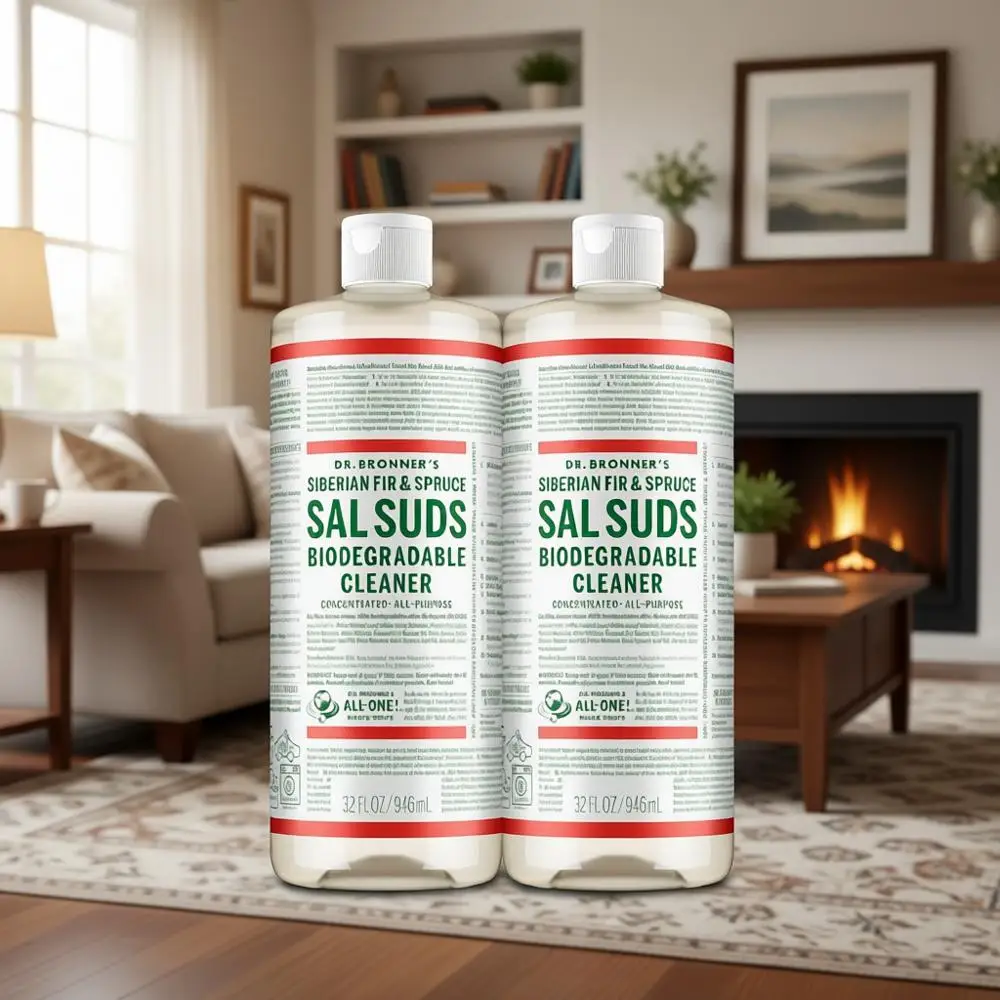 

Concentrated Plant-Based All-Purpose Cleaner (32oz, 2-Pack) - Eco-Friendly Solution for Mopping, Laundry, and Dishes