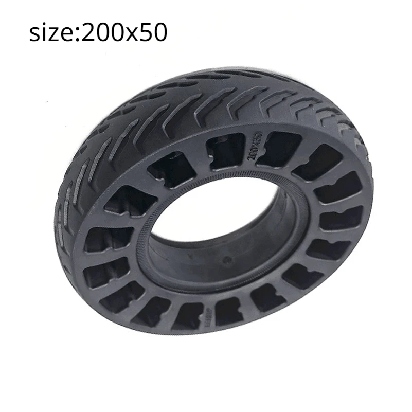 200x50 Tubeless Tyres Solid Tire For KUGOO Pro Electric Scooter 8.0x2.0 Explosion-Proof Porous 8 Inch Honeycomb Tires