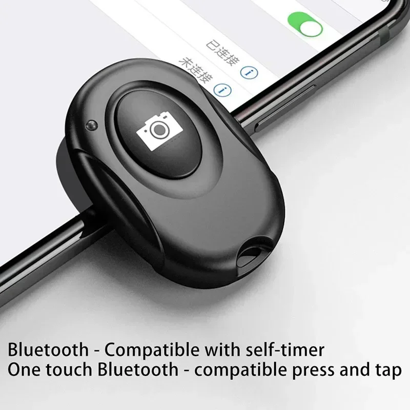 1pc Mini Portable Blth Remote Control Wireless Selfie Shutter Control For Mobile Phone Selfie Artifact Shutter Remote Control