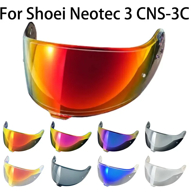 Neotec III Capacete Escudo para Shoei Neotec 3 CNS-3C Viseira de Capacete de Motocicleta Proteção UV Casco Moto Visera Protetor Solar