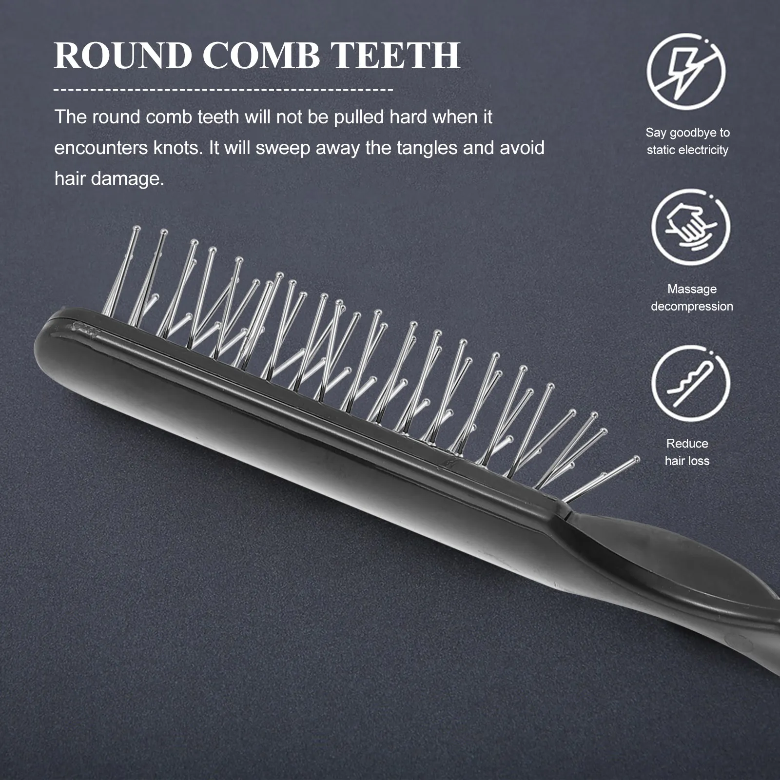 2Pcs Airbag Massage Comb Scalp Massage Brush for Hair Coloring Tinting Sectioning Line Parting Backcombing and Detangling Use