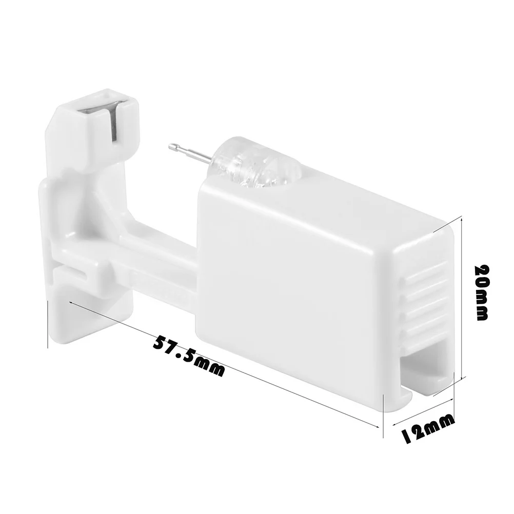 1 قطعة أداة ثقب الأنف من الفولاذ المقاوم للصدأ غير مؤلم آمنة يمكن التخلص منها ثقب الأنف المتين للوشم ثقب صحي دقيق