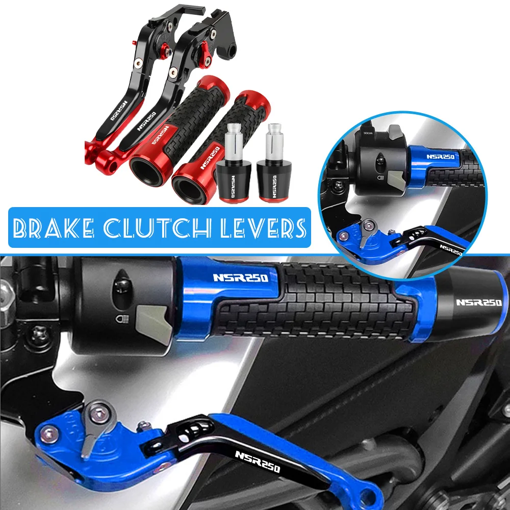 2023 New Motorcycle Brake Clutch Levers Handlebar Grips Ends For HONDA CBR250 NSR250 CBR NSR 250 1988 1989 1990 1991 1992-1994