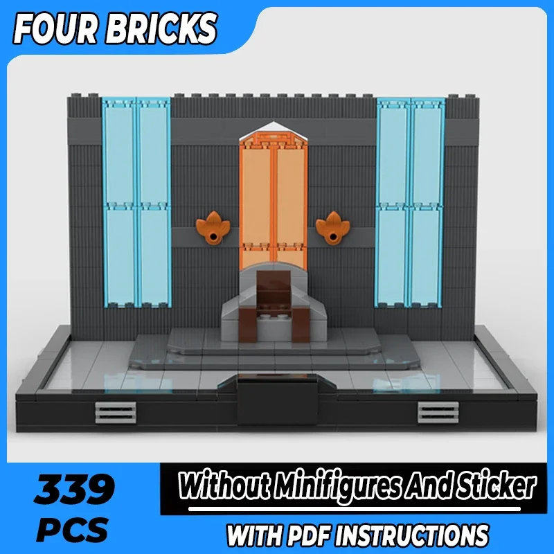 

Star Movie Model Moc Building Bricks Empire Throne Room Diorama Technology Modular Blocks Gifts Christmas Toys DIY Sets Assembly