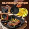 1-4Pc 2-in-1 Sprayer Pourer Oil Empty Bottle Plastic Oil Container Dispenser Vaporizer Kitchen Barbecue Camping Cooking Utensils 5