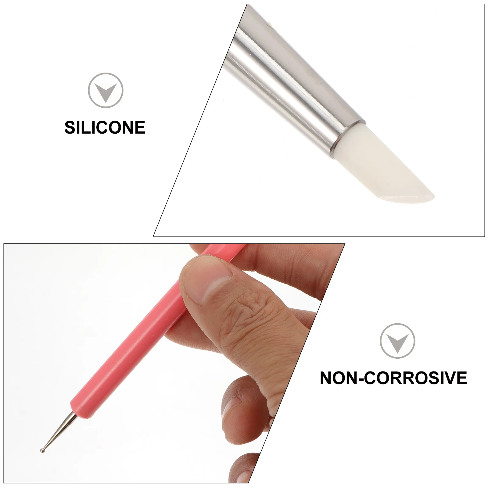 

1Set Nail Art Tools Manicure Pen Set Double-Ended Uv Gel Dotting Pens Durable DIY Nail Art Supplies Professional Manicure Kit