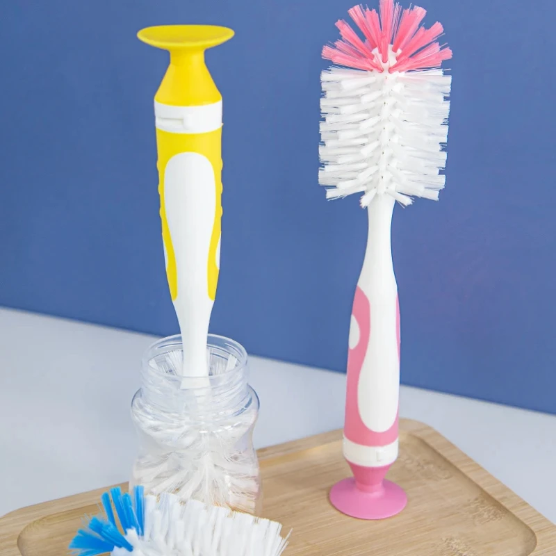 

Детская нейлоновая щетка для бутылочек, набор для чистки сосков, щетка для мытья чашек, длинная ручка