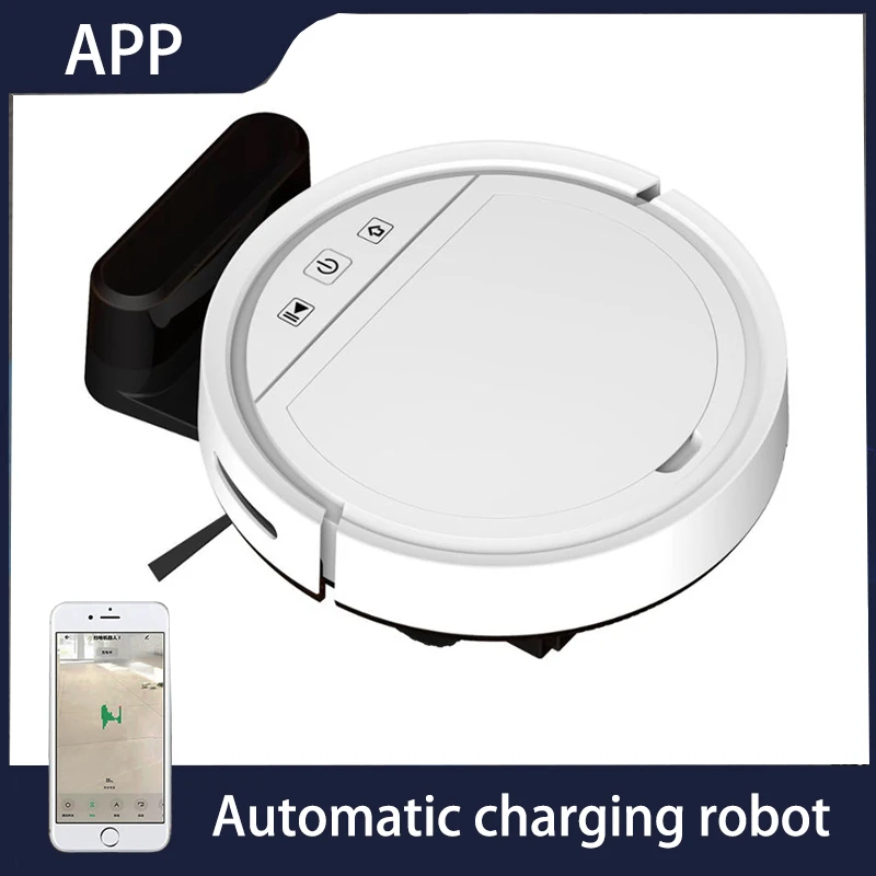 Automatic Recharge Three-In-One Cleaning Vacuum Cleaner APP Intelligent Robot Household Sweeper