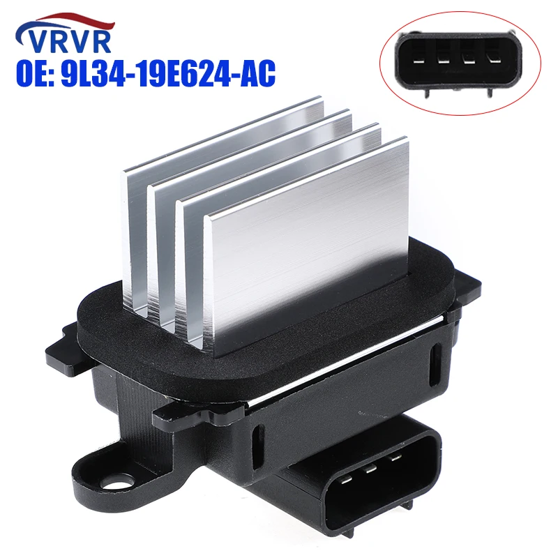 

VRVR 9L34-19E624-AC Blower Motor Resistor Control Module 7C3Z-19E624-C 9L3Z-19E624-B For 2010-2017 Ford Lincoln Mercury