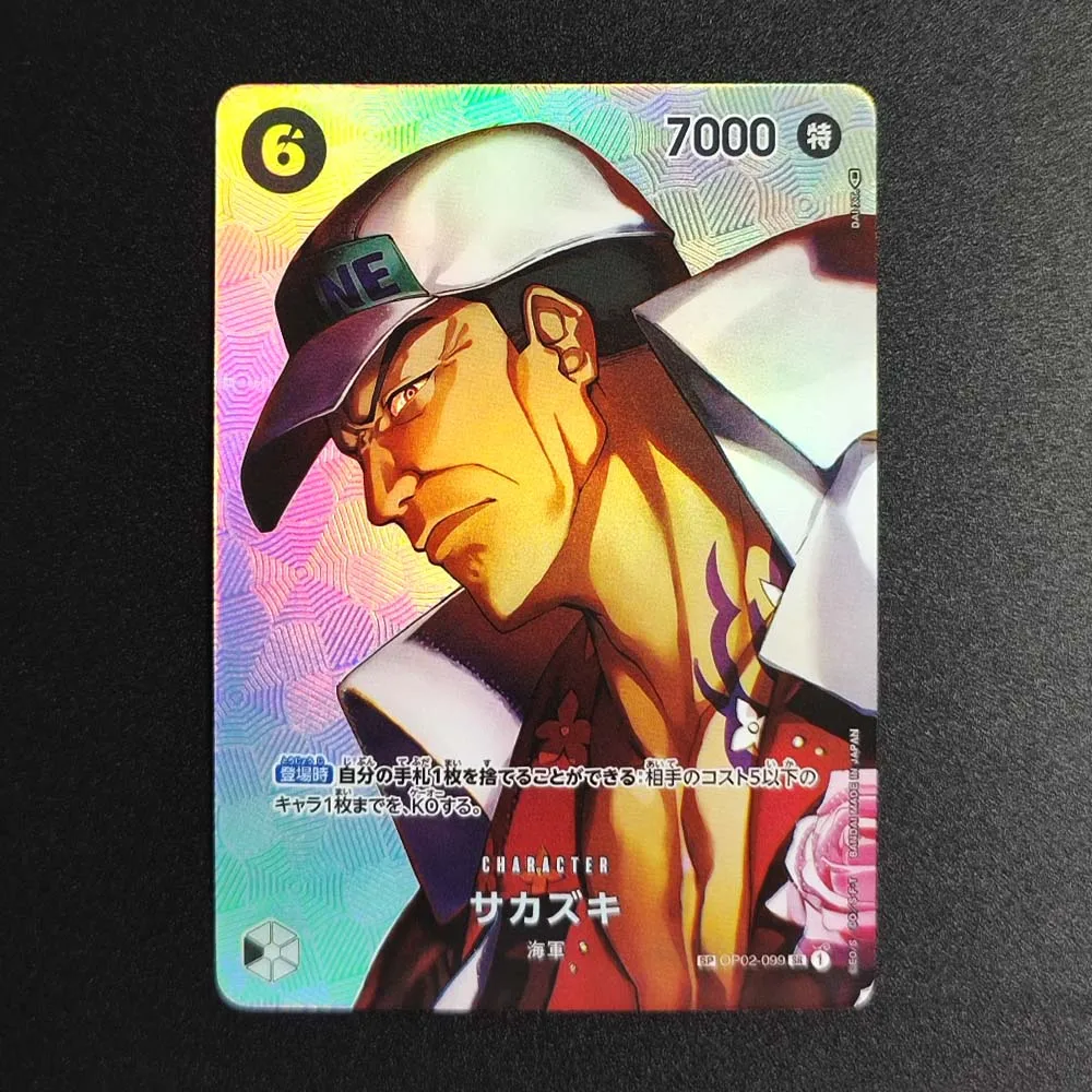 52 stili DIy OPCG ONE PIECE Inglese Shanks Rufy Insegna Roger Sabo Chopper ACE Law Nami Sogeking CARD Collection Anime Gioco di carte