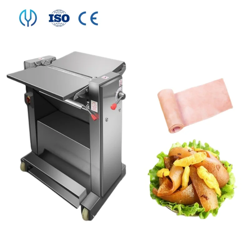 معدات ذبح الخنازير الصغيرة معالجة آلة فاصل مقشرة جلد لحم الخنزير لآلات الجزار