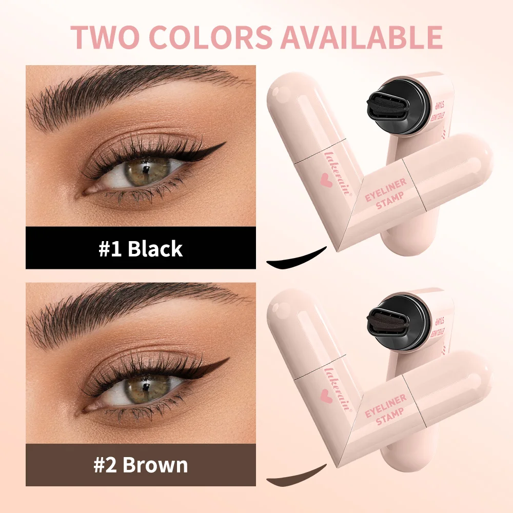 super quick eyeliner waterproof fast drying, durable, smooth and easy to color, creating natural eye makeup eyeliner stamp