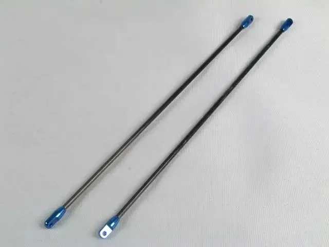 

F-HS1253-72-1 V2-233 CF carbon metal tail support Rod For Trex 450 Rc Helicopter