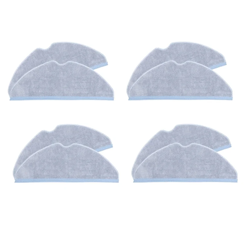 

8Pcs Robot Vacuum Mop Cloths Rag Replacement For Xiaomi Roborock S7 S70 S75 S7max S7maxv T7S T7S Plus