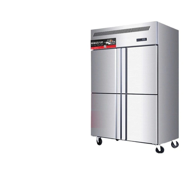 

Commercial six-door four-door refrigerator cabinet freezing double temperature fresh-keeping refrigerator display