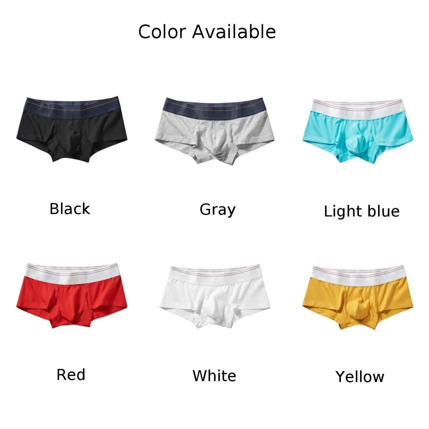 For Holiday Stretch Boxer Briefs Men Stretch Underwear Autumn Spring Summer Comfortable Fit High Stretch Low Waist