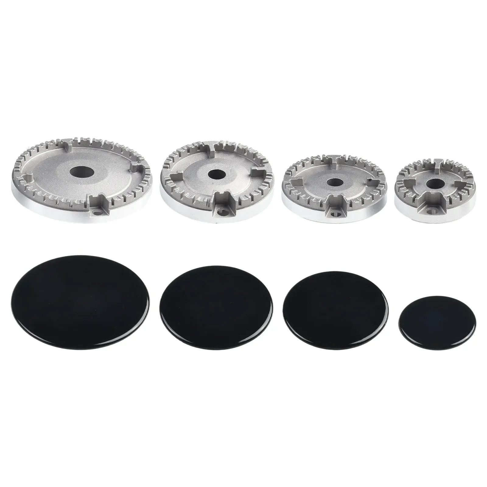 Improve Your Gas Stove Performance Cooker Hat Set Upgraded Oven Gas Range Burner Crown Cap Set Suitable for Most Burner Heads